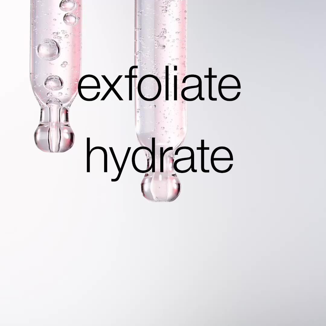 Clinique Meta ad creative — “Exfoliate. Hydrate.” — Glow sale mechanic